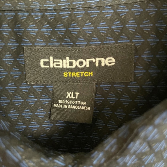 Men’s XL Claiborne Stretch Dress Shirt - Picture 3 of 3
